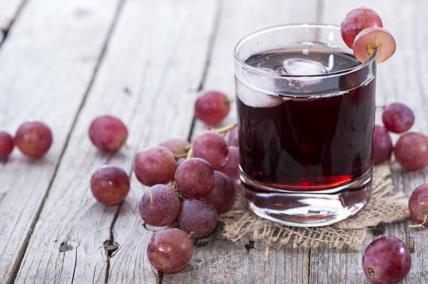 ► Виноградный сок заменяет красное вино